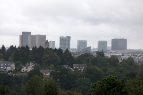 Blick aufs Luxemburger Bankenviertel Kirchberg: „Die Pandemie hat immer wieder neue Überraschungen für uns parat.“