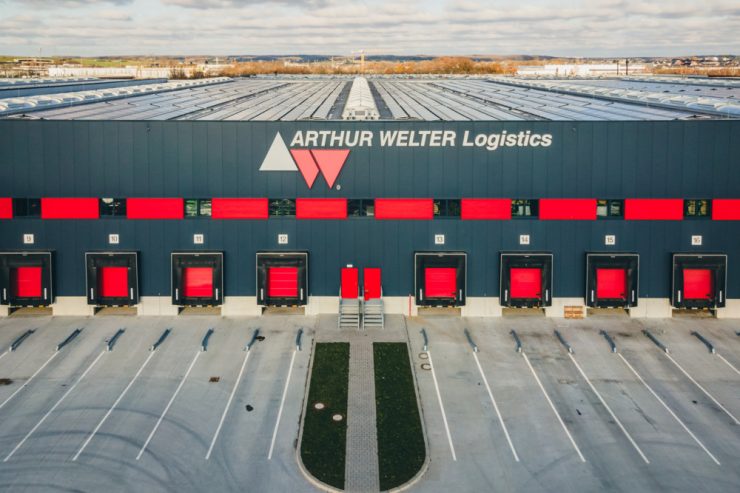 Unternehmen / Neue Lagerhalle von Arthur Welter im Logistikpark Eurohub Sud bei Düdelingen eingeweiht