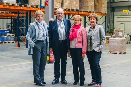 Die Familie hinter dem Unternehmen: Viviane, Arthur, Josée und Marianne Welter