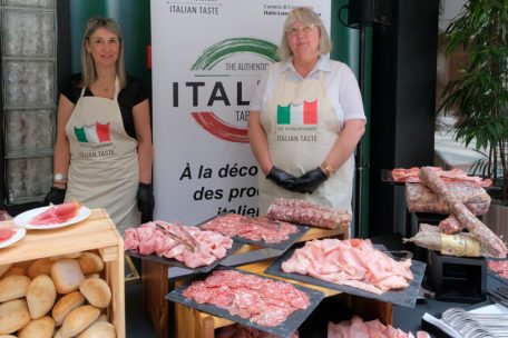Anlässlich des italienischen Nationalfeiertags und im Rahmen des Projekts „The authentic italian table“ wurden zahlreiche Spezialitäten aus verschiedenen Regionen Italiens verkostet 