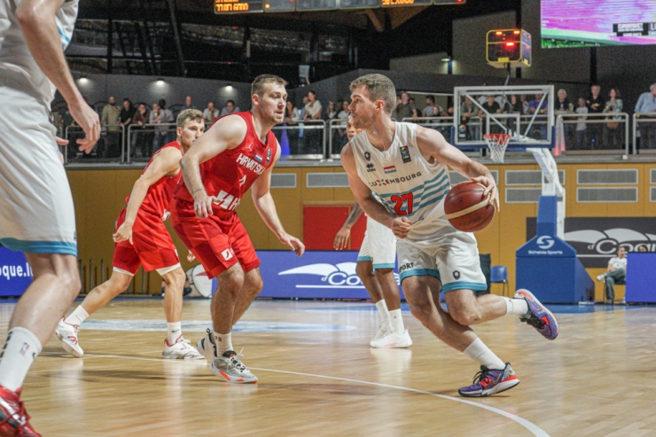 Basketball / Mit viel Kämpferherz unterlegen: FLBB-Herren verlieren gegen Kroatien