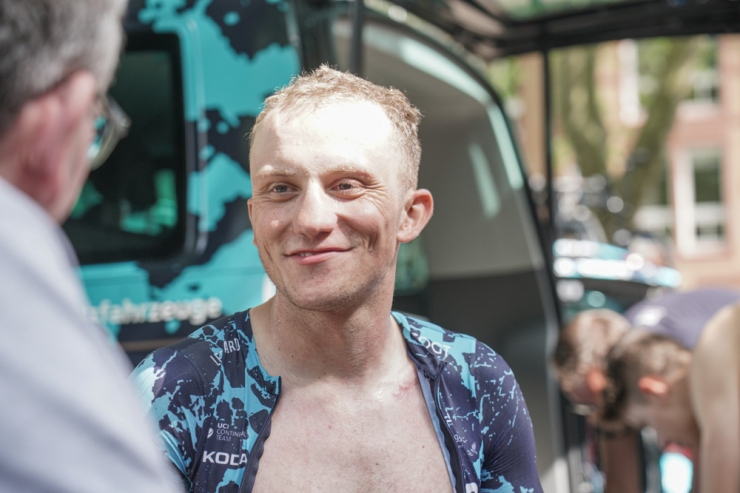 Tour de Luxembourg / Ein letztes Mal Profitum: Cédric Pries wird seine Karriere im Radsport mit 22 Jahren beenden 