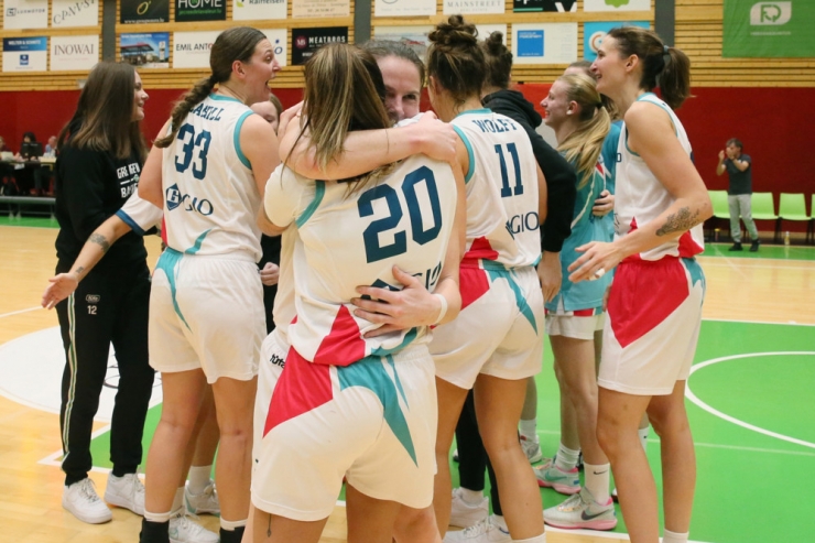 EuroCup / Jubel nach Basketball-Krimi für die Damen aus Hostert