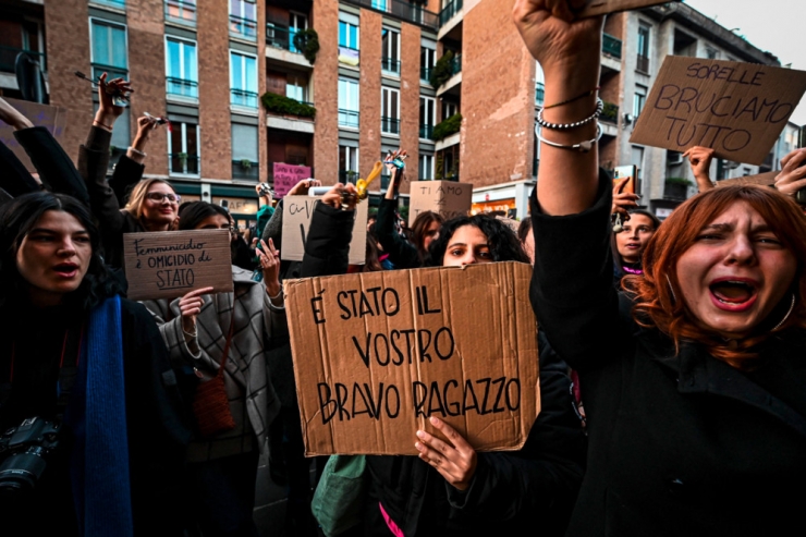 Gesellschaft / Nach dem Mord an einer 22-Jährigen protestieren Italiens Frauen gegen Gewalt