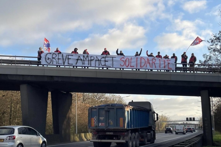 Düdelingen / Zweiter Streiktag bei Ampacet: „Aufgeben ist für uns keine Option“