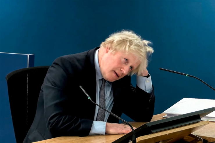 Großbritannien / Covid-Untersuchung: Ex-Premier Boris Johnson im Zeugenstand