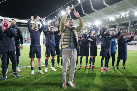 Die Fußball-Nationalmannschaft um Trainer Luc Holtz könnte zum dritten Mal in Folge zum besten Team gewählt werden