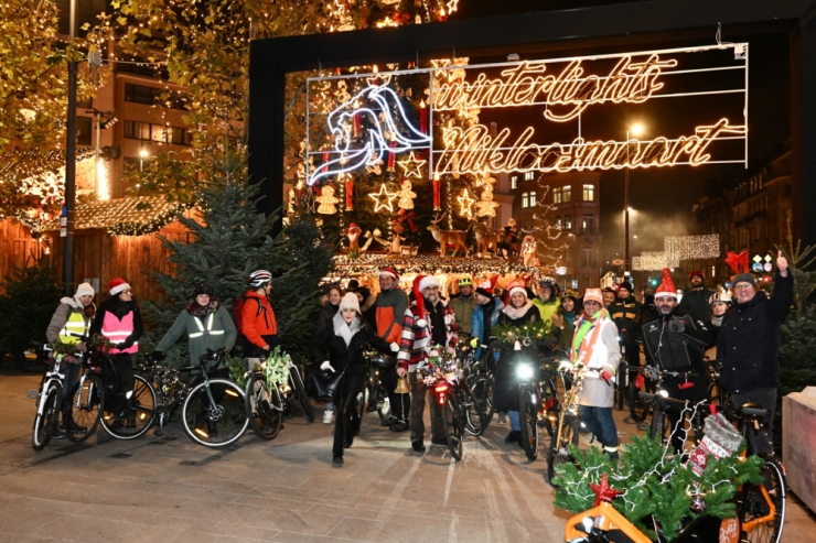 Luxemburg-Stadt / „Christmas Bike Ride“: Auf festlich geschmückten Rädern durch die Hauptstadt