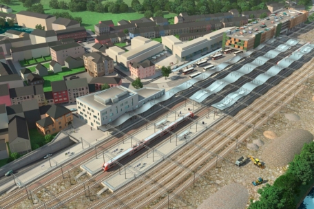 So sieht das Projekt des neuen Bahnhofs in Ettelbrück aus