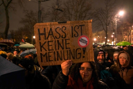 Laut Veranstalter waren es 85.000, die am Freitag in Wien gegen Rassismus protestierten 