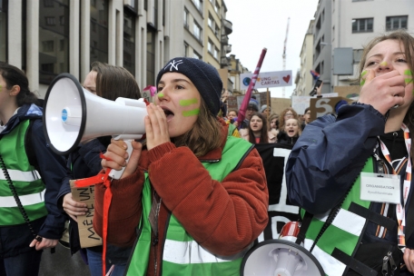 Demo von „Youth for Climate“ in der Hauptstadt im März 2019