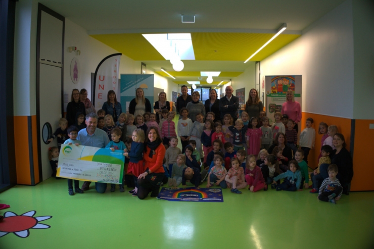Action pour un monde uni / Strassener Kinder spenden 1.000 Euro
