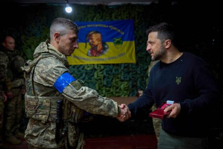 Im Verteidigungskrieg: der ukrainische Präsident Wolodymyr Selenskyj