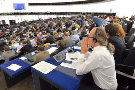 Das EU-Parlament vor zehn Jahren – im Vordergrund Claude Turmes