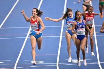 Leichtathletik-EM / „Es tut richtig gut“: Charline Mathias zieht ins Halbfinale ein und zeigt es ihren Kritikern