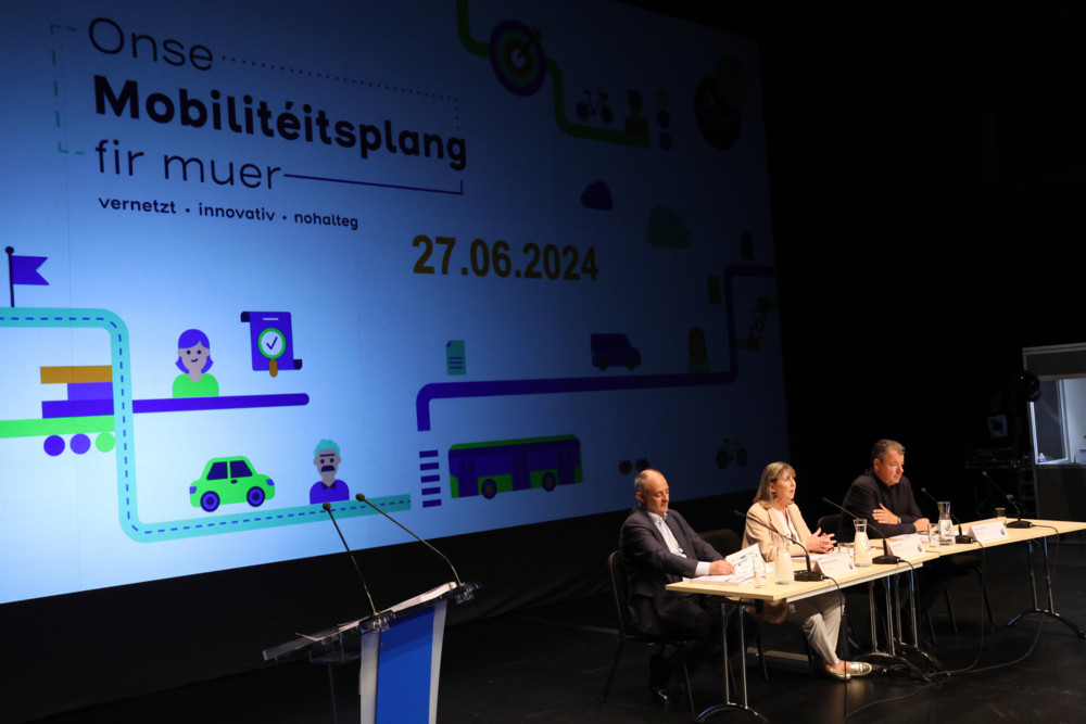 Luxemburg-Stadt / Gemeinde informiert über Mobilitätsziele bis 2035