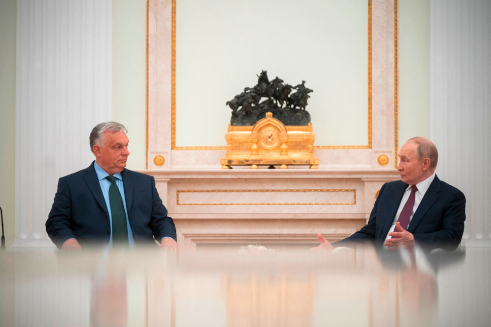 Russland / Treffen mit Putin in Moskau: Orban brüskiert die Verbündeten