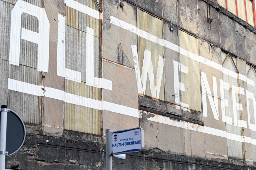 Belval / Die Gebläsehalle: ein unbestrittenes Emblem der Industriekultur und (noch) ohne Zukunft 