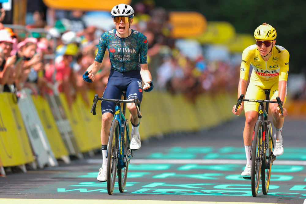 Tour de France / Zweikampf im Zentralmassiv: Vingegaard schlägt zurück, Pogacar bleibt in Gelb