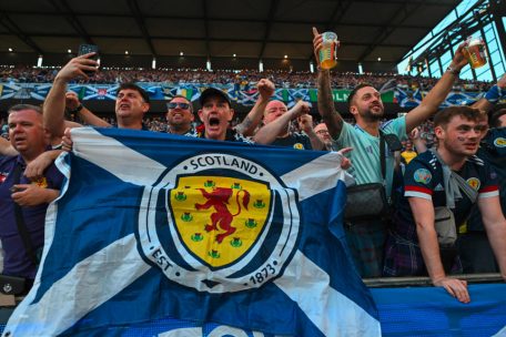 Die schottischen Fans sorgten für ein wahres Fußballfest