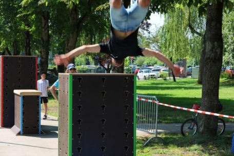 Spektakuläre Szenen gab es am Samstag in Schwebsingen zu sehen