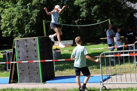 Auch die jüngere Generation konnte sich am Samstag in Schwebsingen ausprobieren