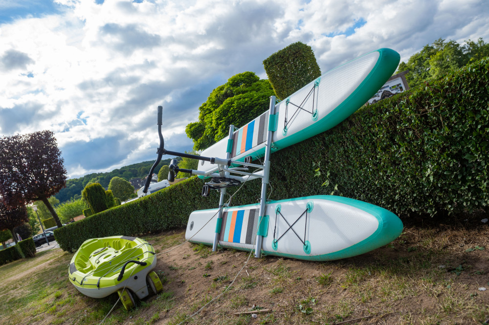 Rosport / Eldorado für Wassersportler: Wo Fans von Stand-up-Paddling, Waterbike und Co. auf ihre Kosten kommen