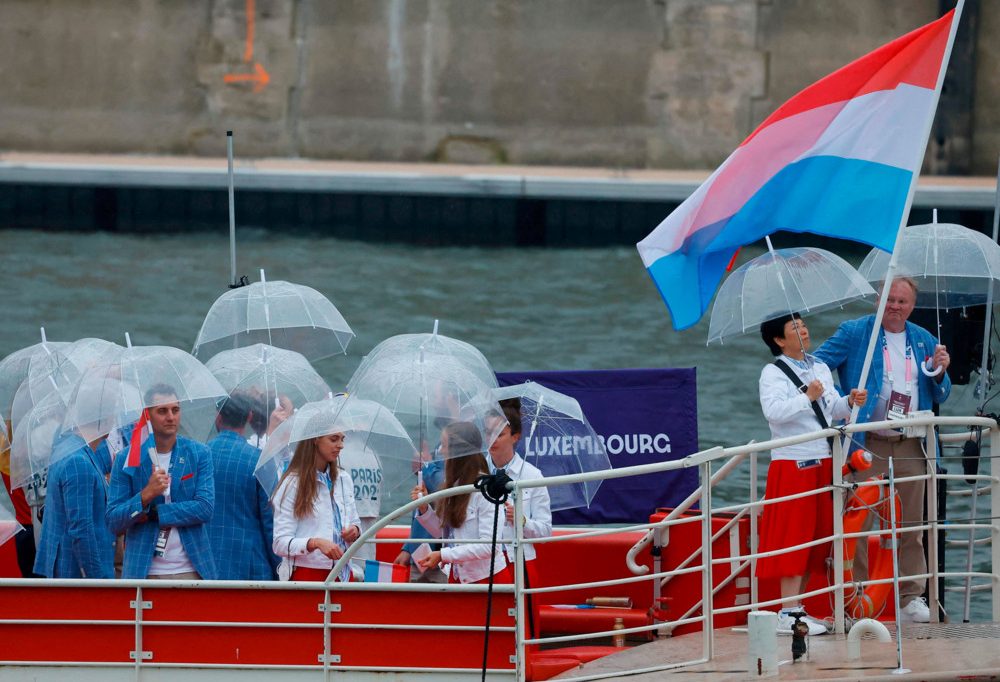 Olympia  / Team Lëtzebuerg strahlt trotz strömendem Regen in Paris