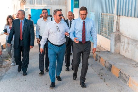 Der Außenminister im Training Centre der UNRWA in Amman