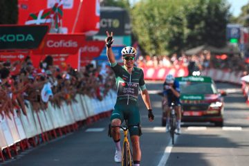 Vuelta / Wout van Aert feiert dritten Tagessieg, Michel Ries 19.