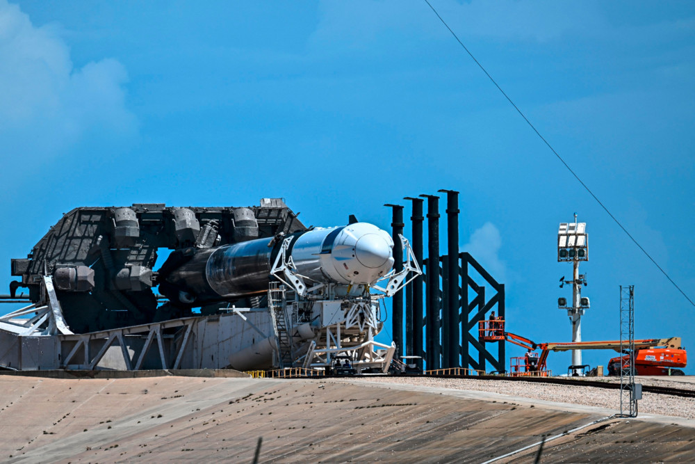 USA / Schlechte Wetterprognose verhindert Space X-Start