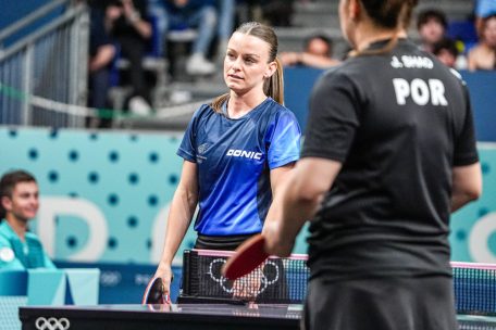 Sarah De Nutte musste sich in Pairs in der ersten Runde der Portugiesin Shao Jieni geschlagen geben