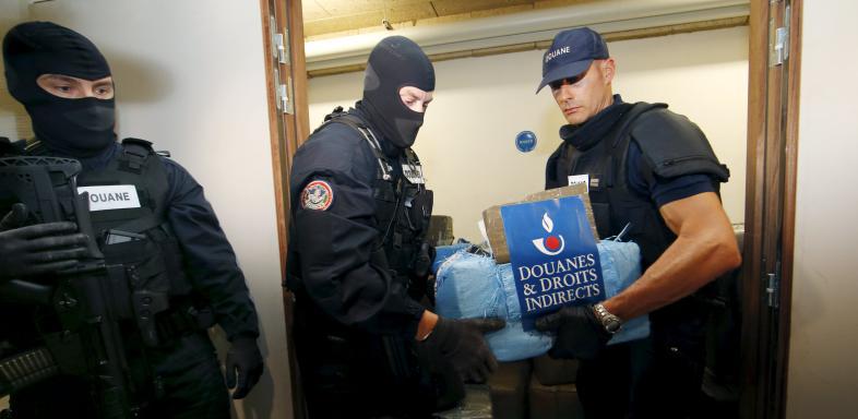 Sieben Tonnen Cannabis in Paris beschlagnahmt