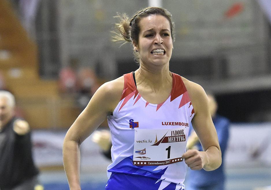 Charline Mathias mit 1.500 m-Rekord